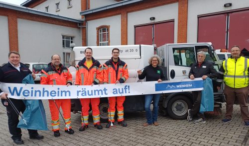 Artikelbild zu Artikel Jetzt räumt Weinheim wieder auf – zusammen mit dem DAV!